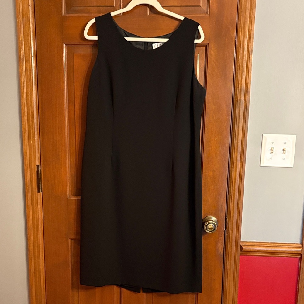 Jones Studio Separates Black Sleeveless Midi Dress